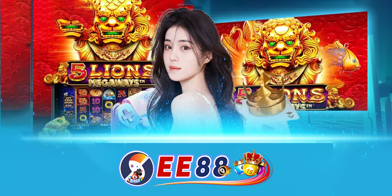 5 chú sư tử Megaways - Tựa game hấp dẫn của nhà cái EE88